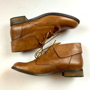 Steve Madden Brown Leather Ankle Boots